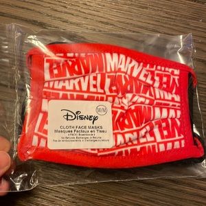 Set of three size Medium Disney Marvel cloth masks, new unopened!